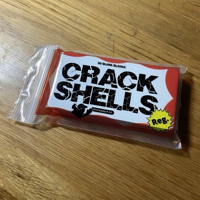 Crack Shells (Egg Shell) Stickers 50 White Blank Stickers Graffiti Art ...