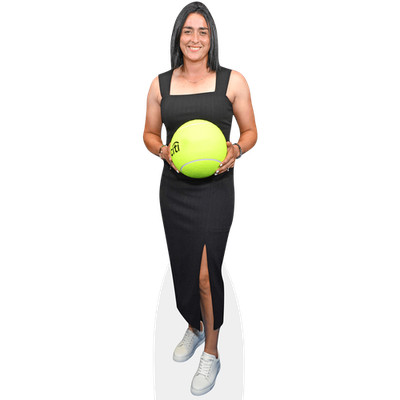 Ons Jabeur (Black Dress) Mini Size Cutout