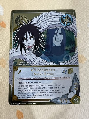 Naruto CCG, Orochimaru (Snake Form), 932, 1st Edition, LP, Foil | eBay