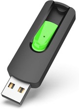 USB Flash Drive 128GB Memory Stick Thumb Drive Retractable Portable