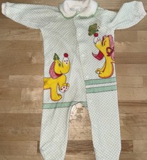 Vintage Gerber footed pajamas dachshund wiener dog 3-6 Months
