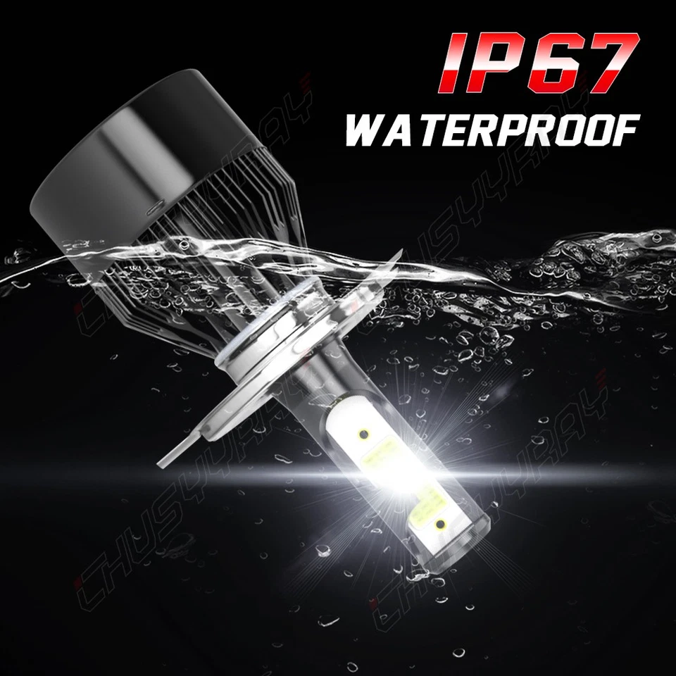 Kit de 4 faros LED haz alto/bajo + bombillas antiniebla para Mitsubishi L200 2008-2019 Foto 4 de 4