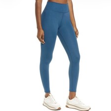 Madewell MWL Form High-Rise Cropped Leggings in Blue Hematite Size M