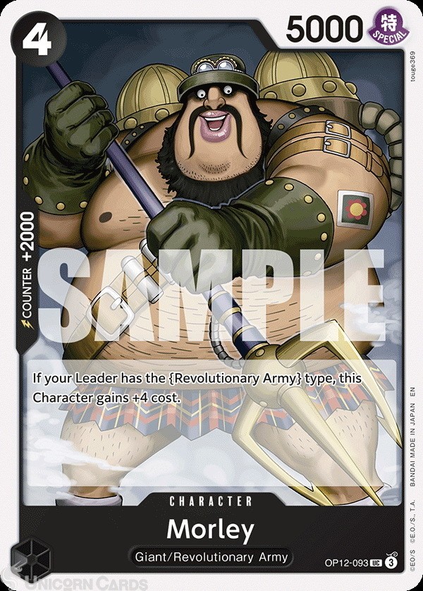 OP12-093 Morley : Uncommon English One Piece TCG Card : OP12: Legacy of the Mast