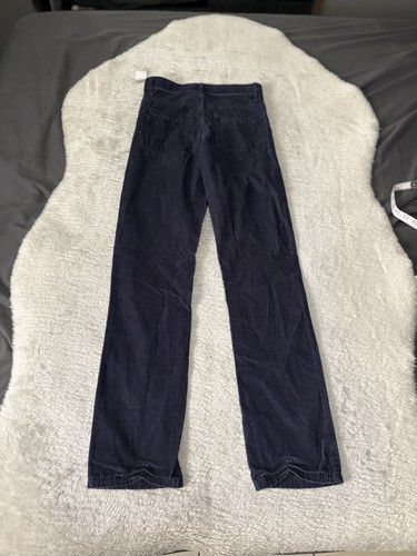 New Gap Kids Navy Blue Corduroy Slim Chino Pants Size 16 - Picture 2 of 8