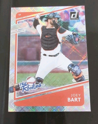   2021 Donruss Joey Bart The Rookies Vector Parallel TR1 SF Giants RC MT  