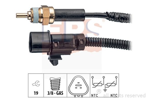 KÜHLMITTELTEMPERATURSENSOR EPS 1830374 P NEU OE QUALITÄT - Picture 2 of 5
