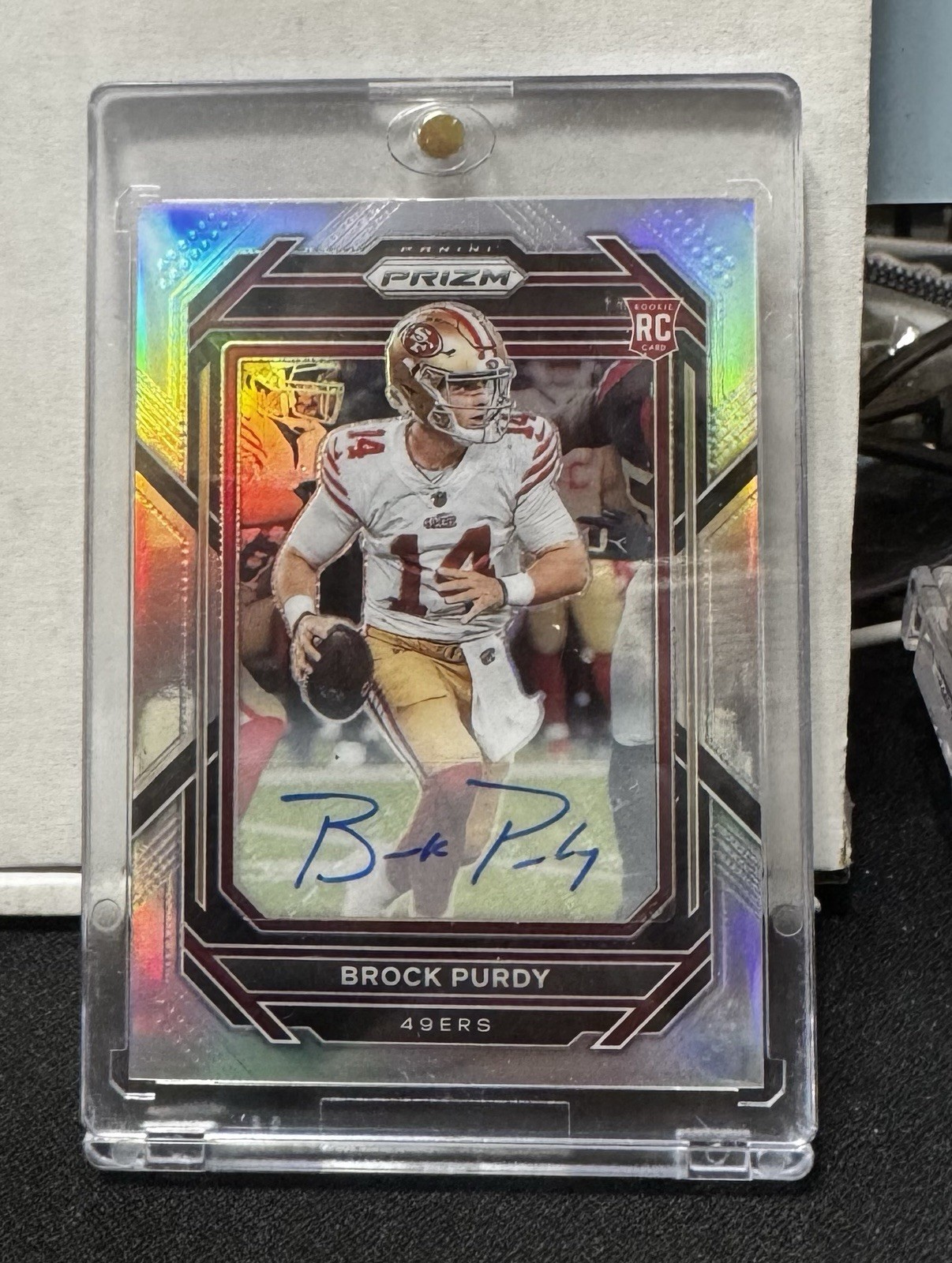 2022 Panini Prizm BROCK PURDY #353 Rookie RC Auto Silver