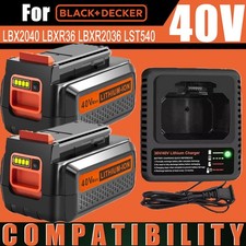 40V 3.0Ah for Black Decker 40 Volt Max Lithium Battery or Charger LBXR36 LBX2040