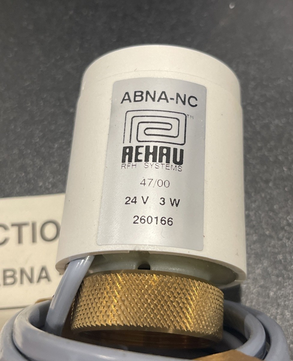 REHAU 4-Wire Manifold Valve Actuator, Article ID# 260166 NEW