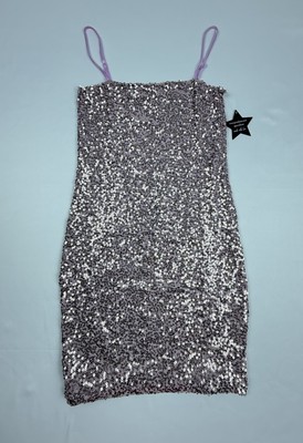Pixie Lane Girls Sequin Mini Dress Sparkly Sleeveless Party Dress