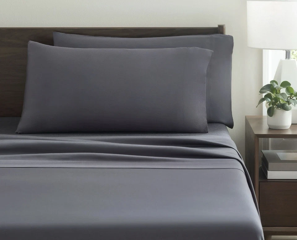 Conjunto de fronhas Allswell 2 padrão/rainha 100% viscose feita de tubarão de bambu - Imagem 4 de 4