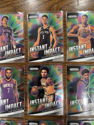 2023-24 Panini NBA Prizm INSTANT IMPACT Complete 25-Card RC Insert Set ๐๐ช๐๐ฅ - Picture 3 of 20