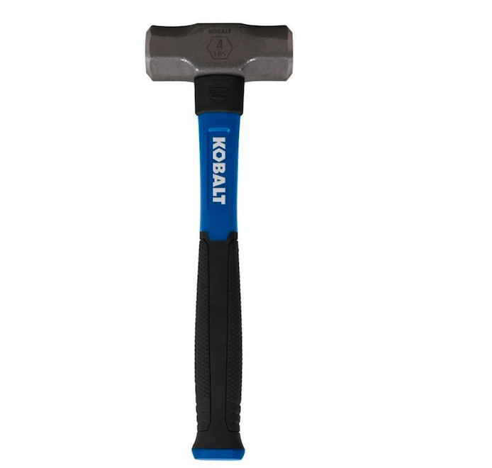 Kobalt 4-lb Steel Head Fiberglass Blacksmith Sledge Hammer Kobalt 4-lb Steel Head Fiberglass Blacksmith Sledge Hammer