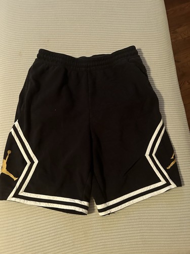 NIKE Jordan Jumpman Fleece Diamond Shorts Black CV7317-011 SZ M