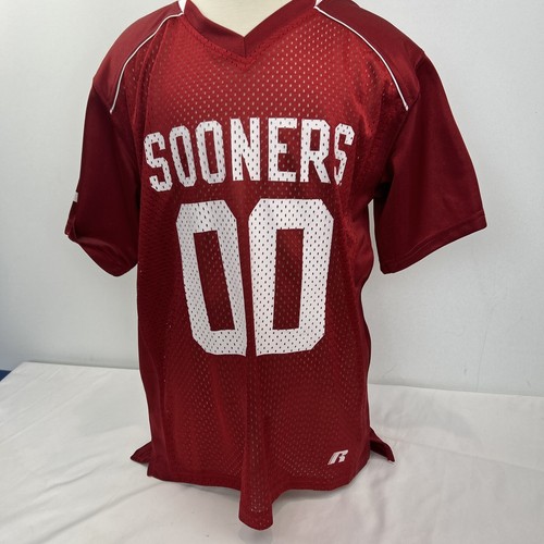 Russell Athletic NCAA Big 12 Oklahoma Sooners #00 Crimson YM Trikot - Bild 3 von 16