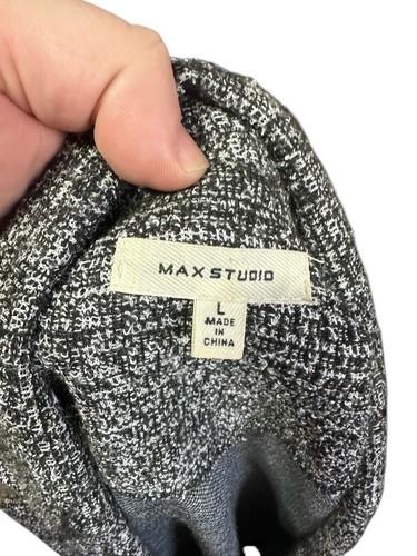 Max Studio Women's Cardigan Sweater Jacket Long Sleeve Size L - Picture 13 of 15