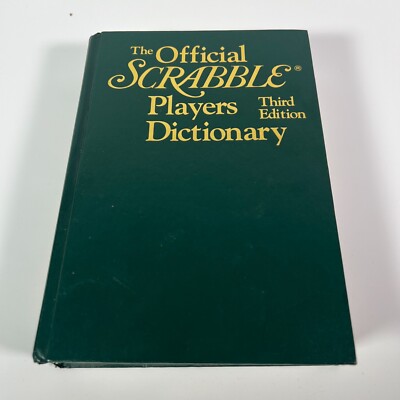 The Official SCRABBLE Players Dictionary (Third Edition, 1995) Hardcover Book