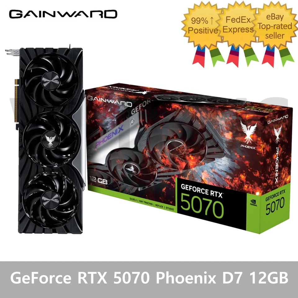 GAINWARD GeForce RTX 5070 Phoenix D7 12GB Gaming Graphics