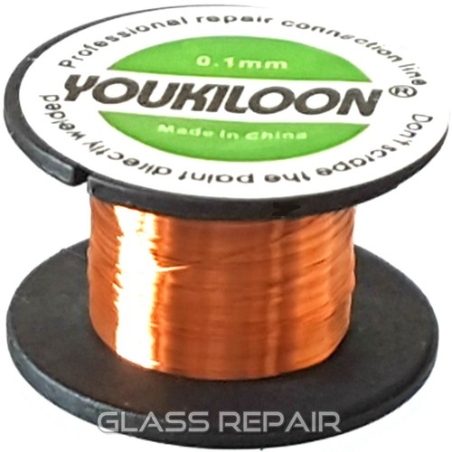 FILO DI RAME YOUKILOON ISOLATO ULTRASOTTILE 0.1mm RIPARAZIONI E PONTICELLI 15mt - 第 1/6 張圖片