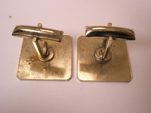 Jack Engraved Monogram Initial Letter Name Vintage LARGE Cuff Links - Picture 7 of 7