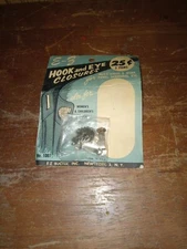 Vintage E-Z Buckle Inc. Hook & Eye Closures USA MADE No. 1007 NEW!