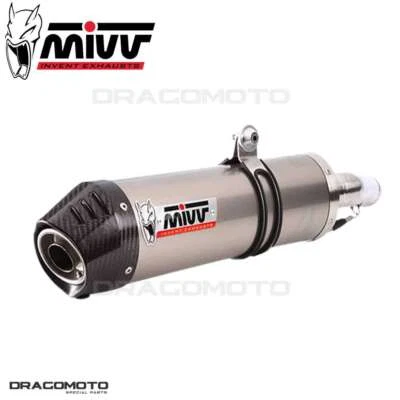 échappement HONDA CBR 600 RR 2003 2004 MIVV Oval Titane CC sous le siège - Photo 1/2