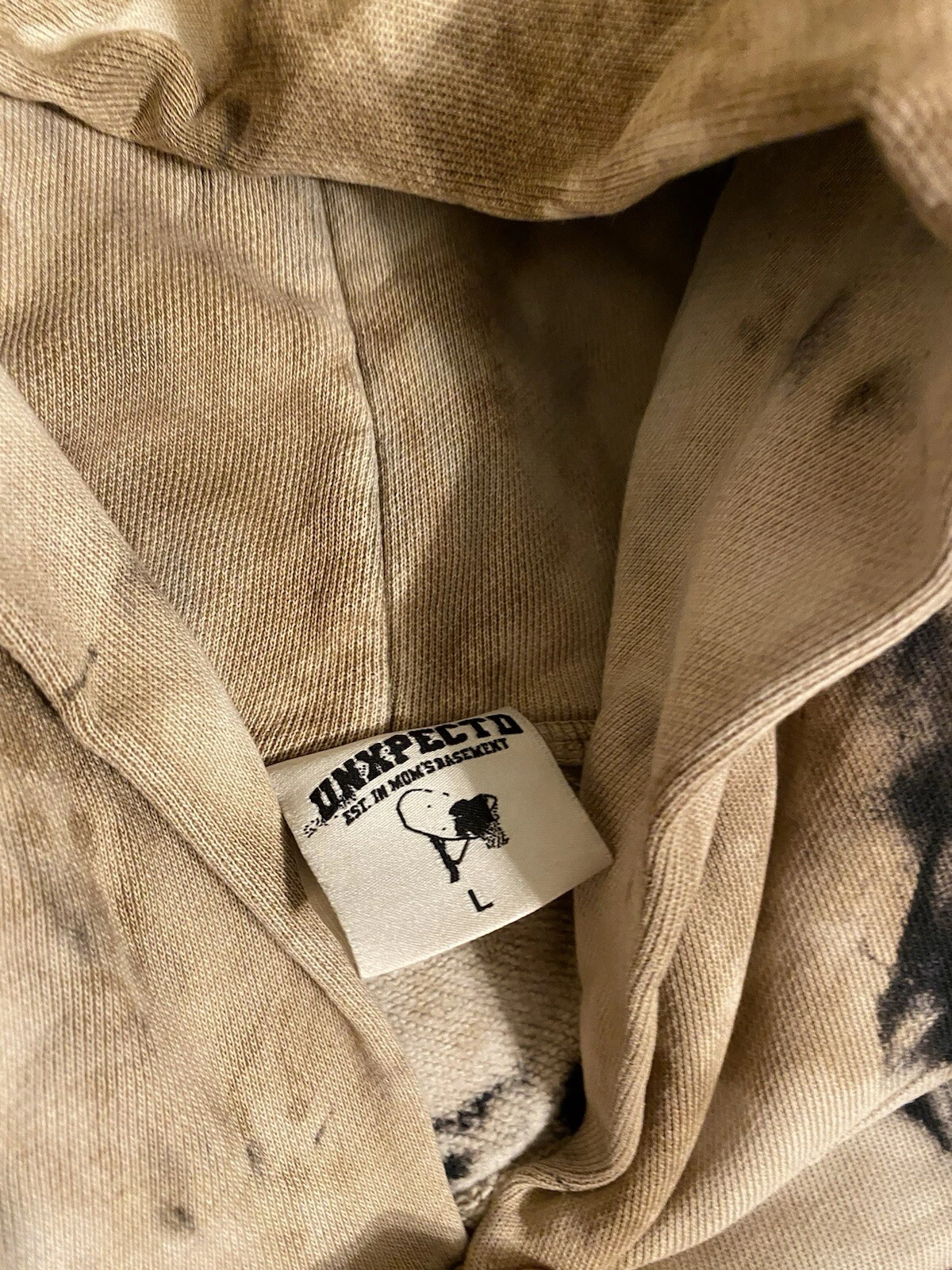 felpa con cappuccio unxpectd taglia large supreme