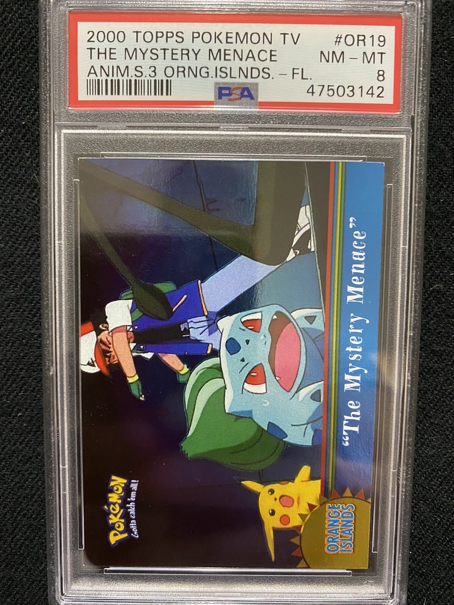 Pokemon Topps Pokemon TV Orange Islands The Mystery Menace Foil
