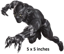 Black Panther Wall Decal T'Challa Sticker Avengers Peel Stick Art Decor Wakanda