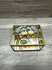Vintage Stained Glass Look Trinket Box Birds Home Decor Jewelry Box WAL-MART