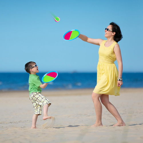 Kids Toys Toss and Catch Game Set Beach Toys Pool Toys Outdoor Toys for Kids Age - Picture 5 of 12