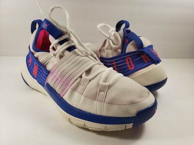 Nike Air Jordan Trainer PRO White Blue Pink Mens Shoe AA1344-106 - Size 10
