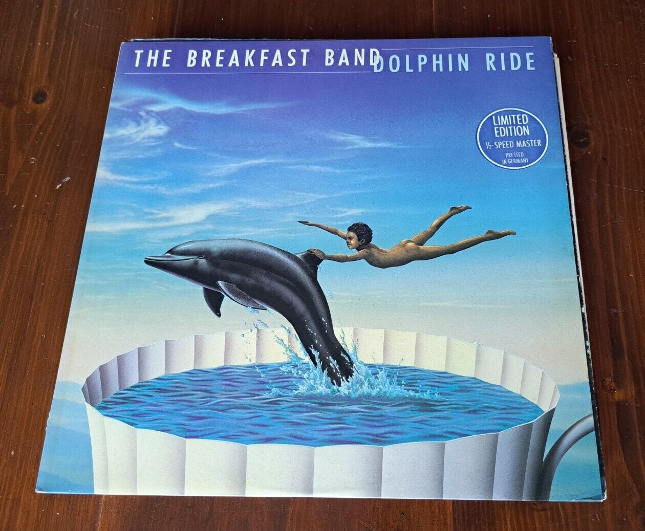 THE BREAKFAST BAND - DOLPHIN RIDE LP IOU 001 BREAKFAST MUSIC LTD ED 1982 VG++!