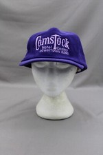 Vintage Corduroy Hat - Comstock Casino Superbowl 28 - Adult Zip Back