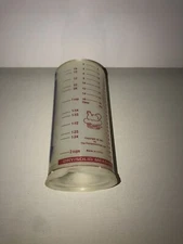 Vtg 1997 PAMPERED CHEF Slide Adjustable Wet Liquid Dry Solid MEASURING CUP 2 Cup