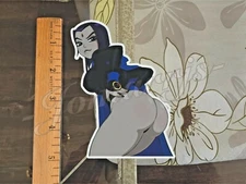 Teen Titans Raven Custom Colored Sticker Decal ecchi pin up bikini fun lewd e.