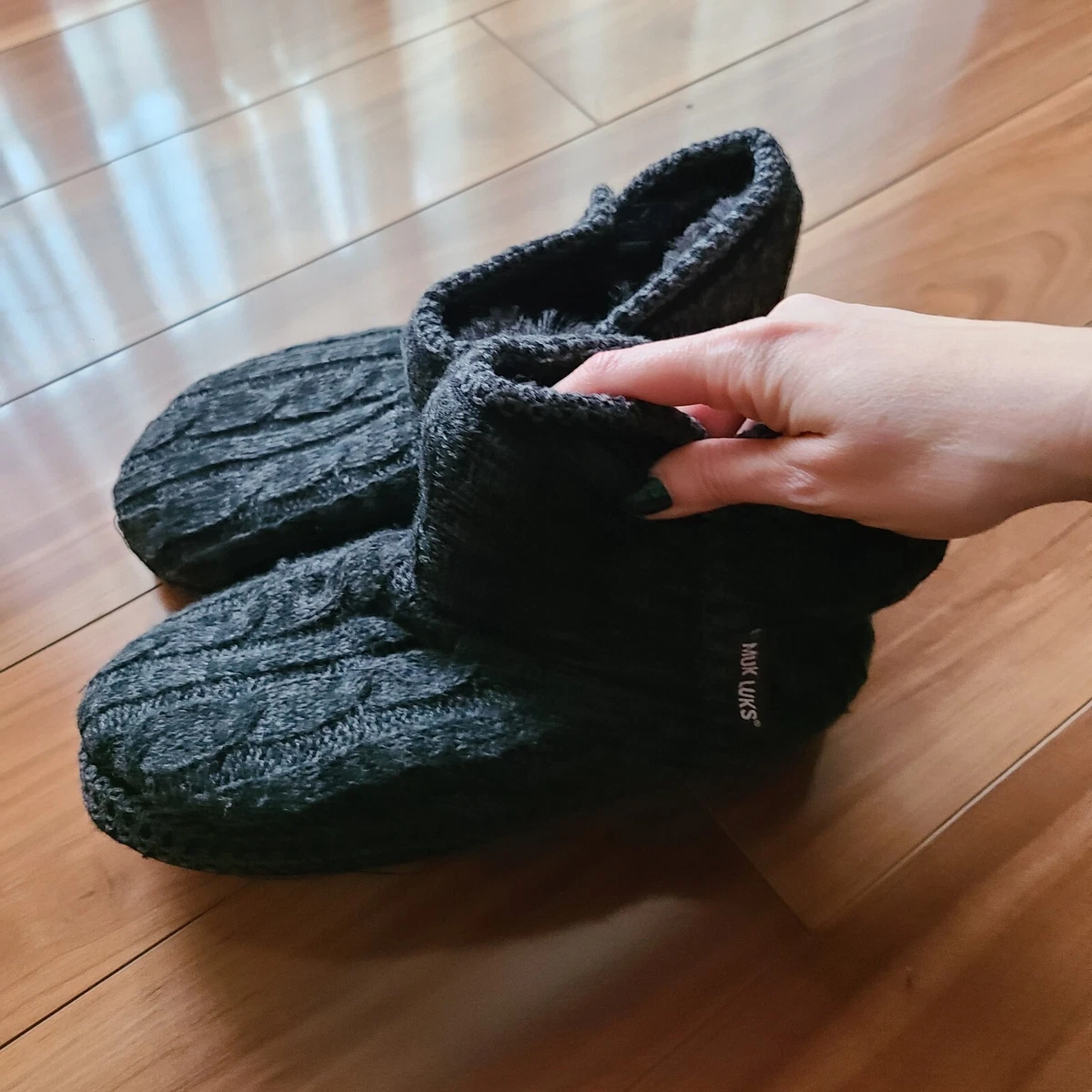 Muk luks men's slipper booties online