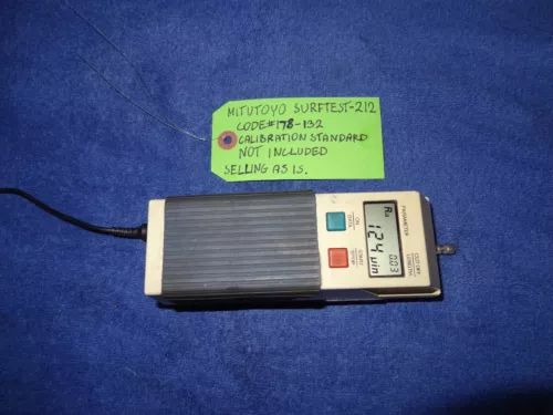 MITUTOYO SURFTEST-212/178-132 STANDARD NOT INCLUDED.SELLING AS IS