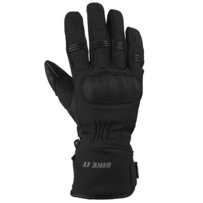 BikeIt Triple Black Herren Motorradhandschuhe wasserdicht Touring Adventure Handschuh