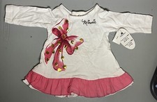 Disney Parks Disney Baby Minnie Mouse Bodysuit Dress Skirt One Piece Size 3M New