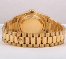 Rolex Day-Date 18038 Presidential 18k Gold 36mm Watch-Green Stick Marker Dial 5