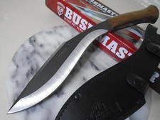 Bushmaster Kukri Machete Bowie Fixed Blade Knife 8mm Full Tang 1065 HCS UC3496