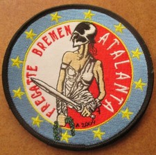 Fregatte BREMEN OP Atalanta 2009 Marine Patch Abzeichen Navy 
