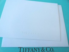 Tiffany  Co. 2 Sets of Blank All Occasion Gift Note Card with Envelope