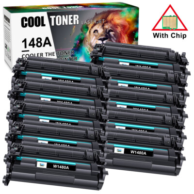 10PK W1480A 148A Toner Fit for HP Laser Jet Pro 4001dw 4001dn 4001n MFP 4101fdw