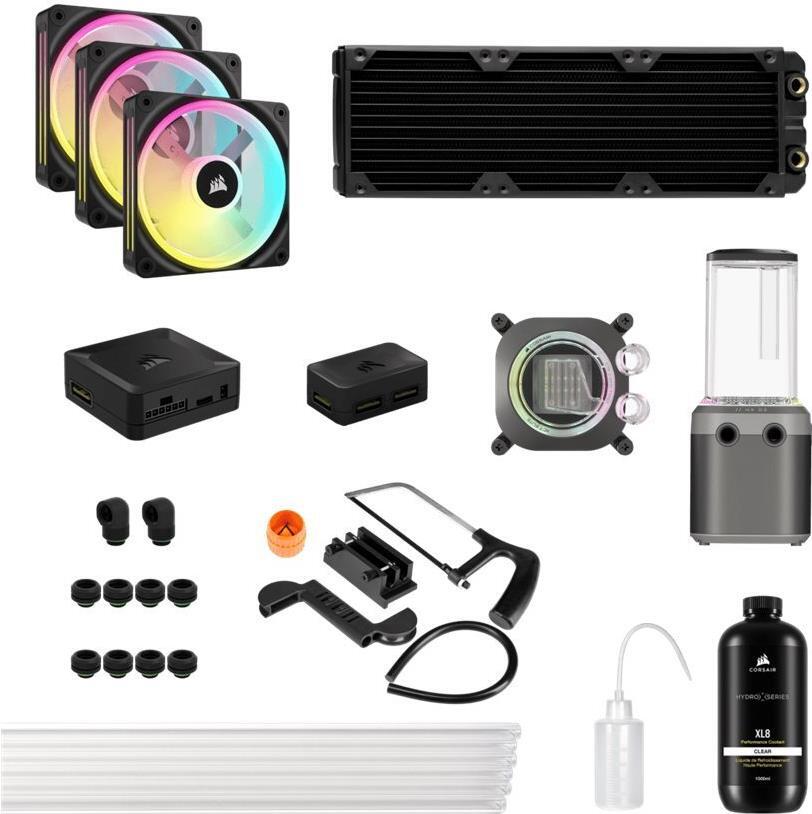 Corsair CPC Hydro X iCUE XH405i RGB Kit grey - Custom Cooling Kit (CX-9070016-WW