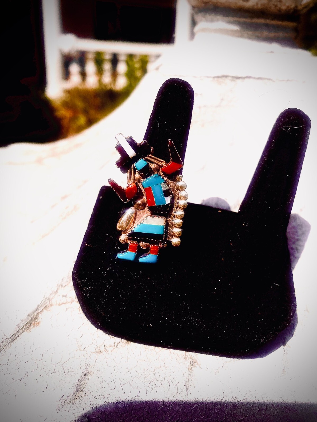 Native American Apache Crown Dancer ring - image 2