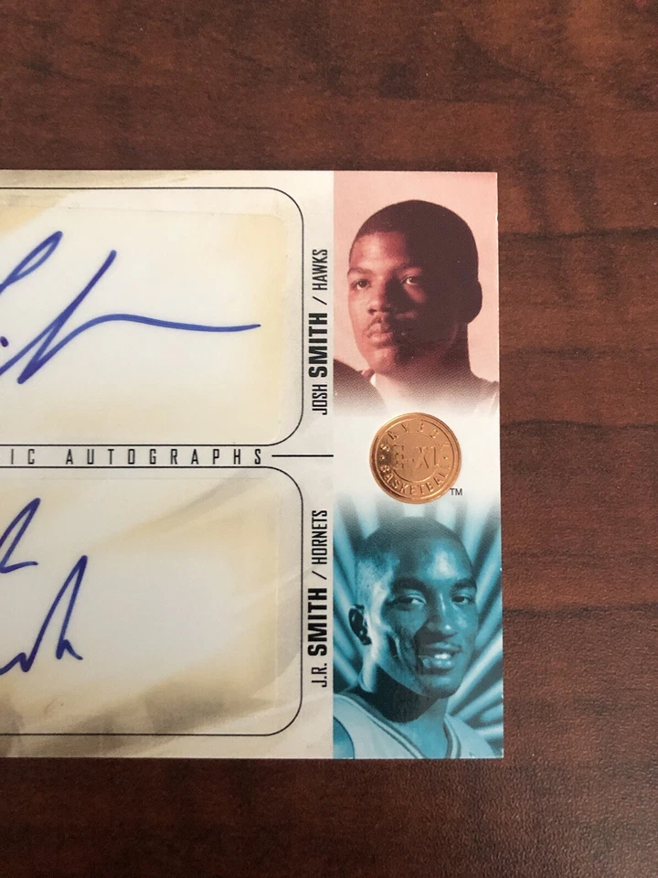 Autógrafo doble Fleer Connexions 2004-05 JR Smith / Josh Smith 20/11 Foto 3 de 4