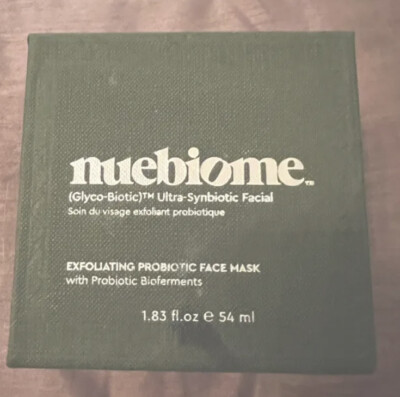 Nuebiome exfoliating probiotic face mask 1.83 fl Oz NEW IN BOX